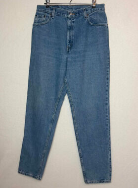 Vintage Levi's 550 Relaxed Fit Tapered Leg Denim Jeans Size 14 MIS L High Waist